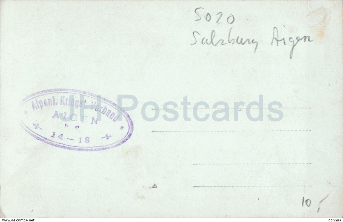 Salzburg - Aigen - Kriegsdenkmal - military monument - photo - old postcard - Austria - used