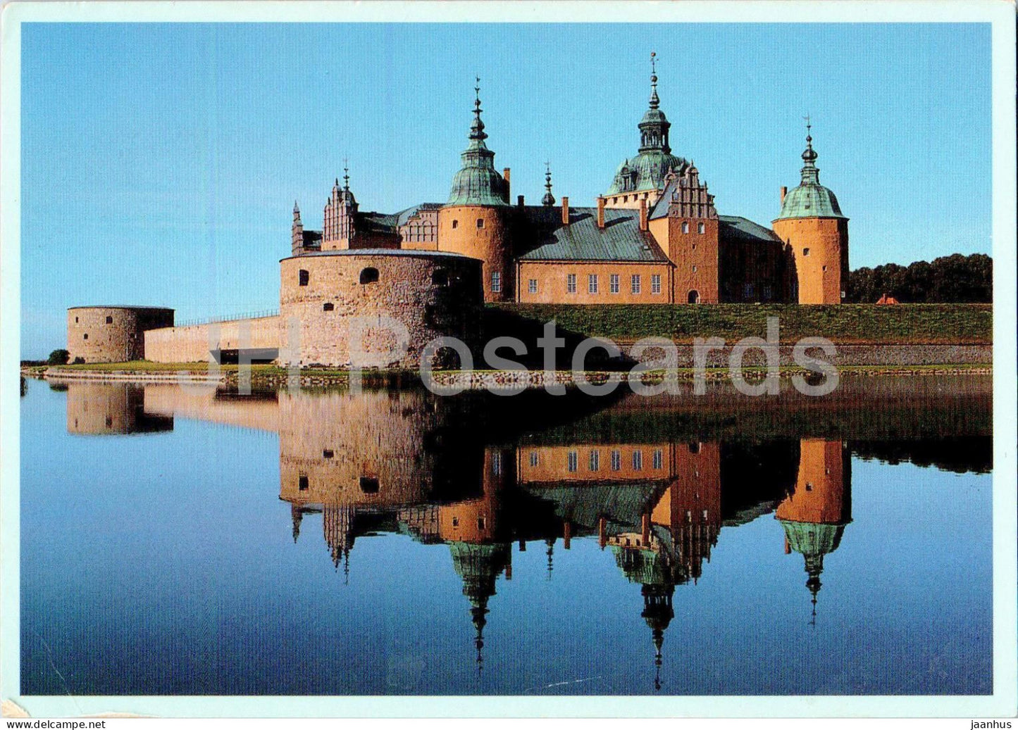 Kalmar Slott - Slottspeglingar - castle reflections - 9114 - Sweden - used - JH Postcards