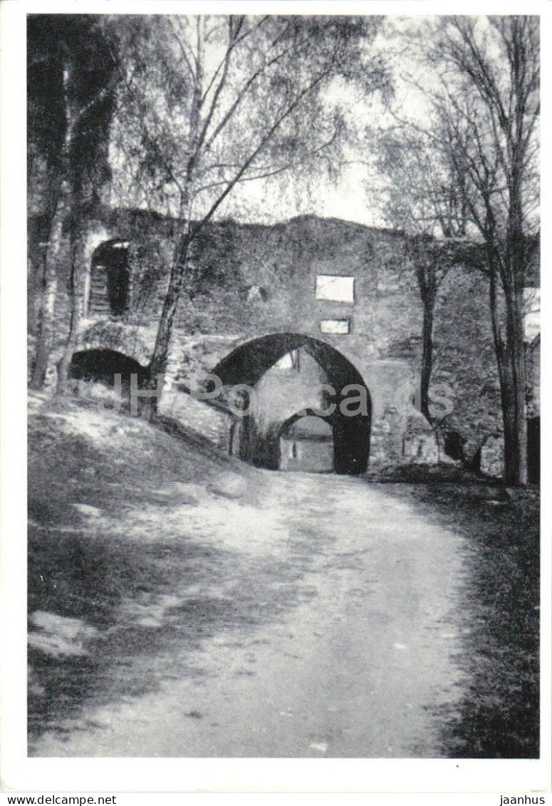 Tost OS. - Toszek - Burgruine - Castle ruins - 1 - Schlesien - Silesia - old postcard - Poland - unused - JH Postcards