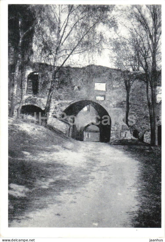 Tost OS. - Toszek - Burgruine - Castle ruins - 1 - Schlesien - Silesia - old postcard - Poland - unused - JH Postcards