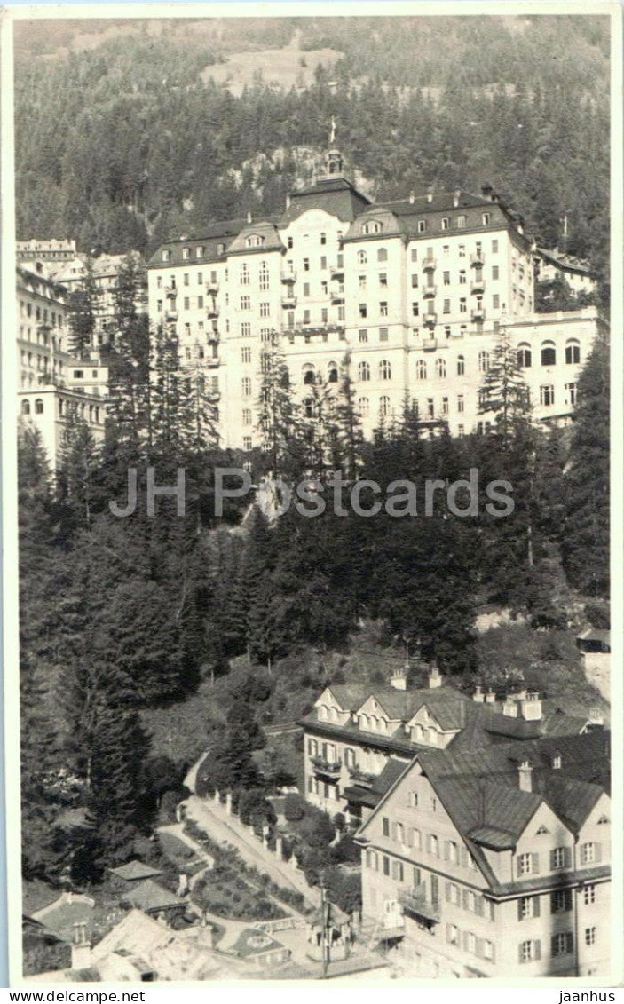 Bad Gastein - hotel - old postcard - 1944 - Austria - used - JH Postcards