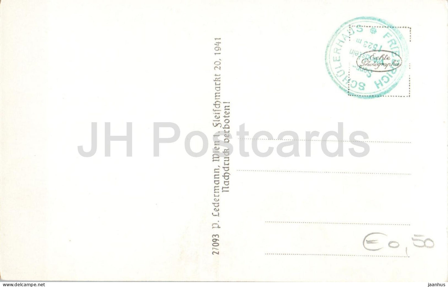 Semmering - Panorama vom Sonnwendstein gegen Raxalpe - carte postale ancienne - 1941 - Autriche - inutilisé 