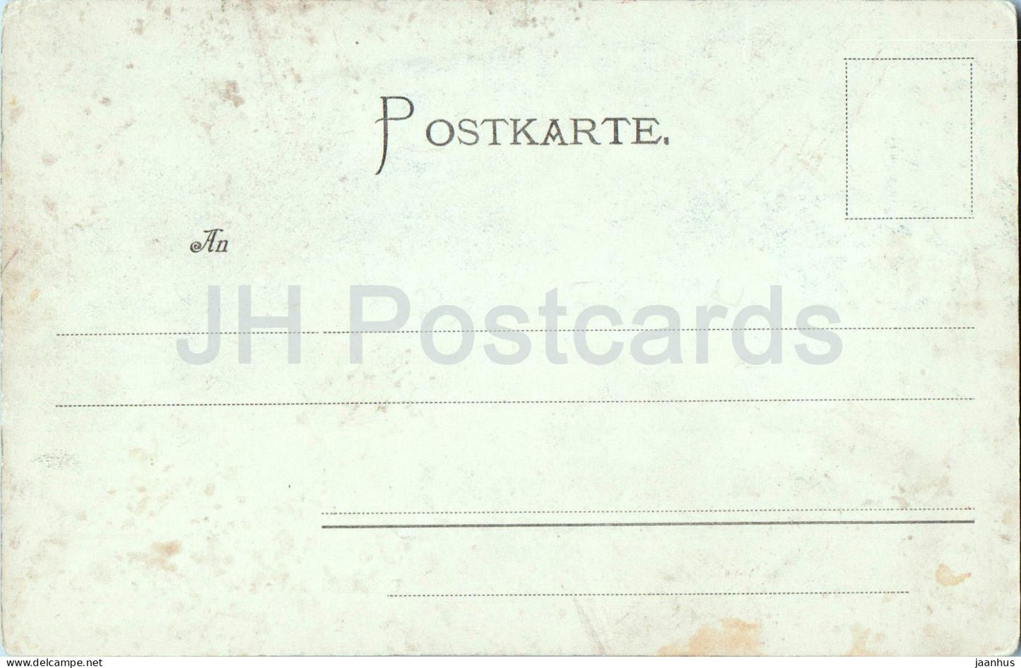 Gruss aus - Denkmal Albrecht der Baer - Monument - 2 - old postcard - Germany - unused