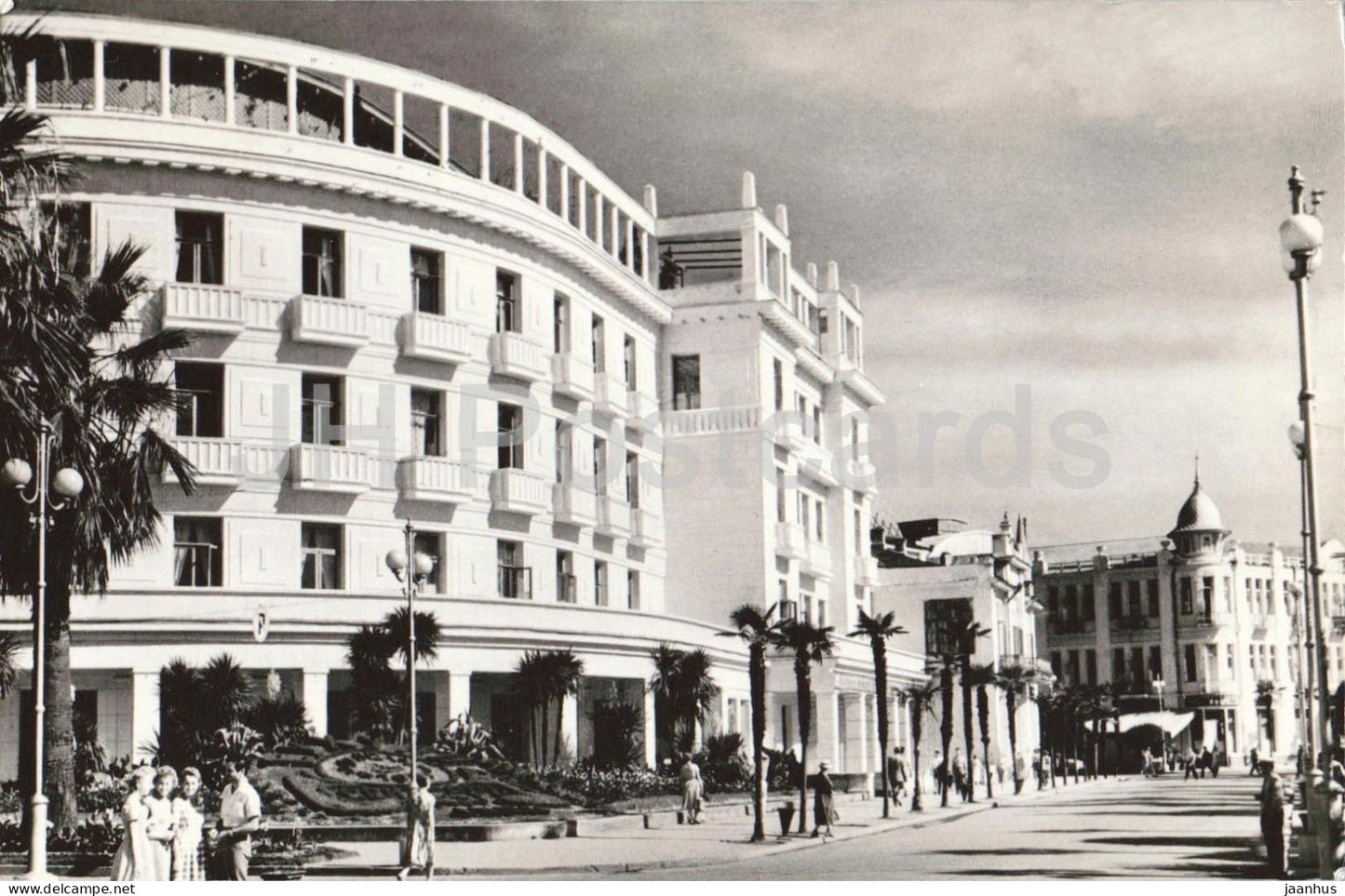 Sukhumi - Hotel Abkhazia - old postcard - 1964 - Georgia USSR - used - JH Postcards