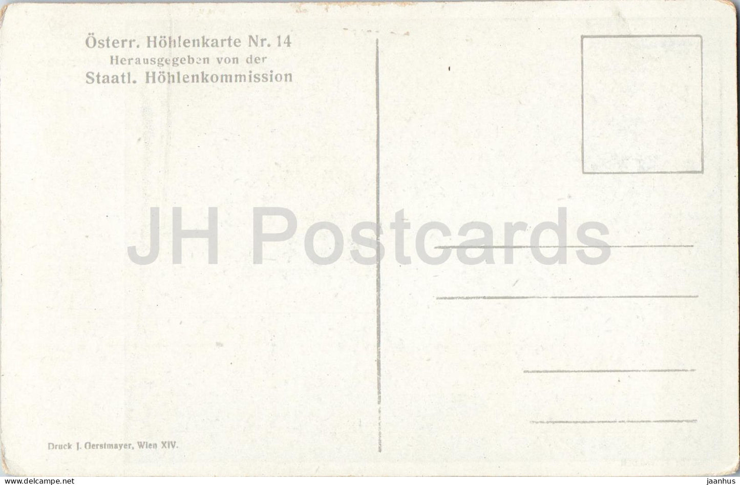 Dachstein Rieseneishohle bei Obertraun - Die Gralsburg - grotte - 14 - carte postale ancienne - Autriche - inutilisée 