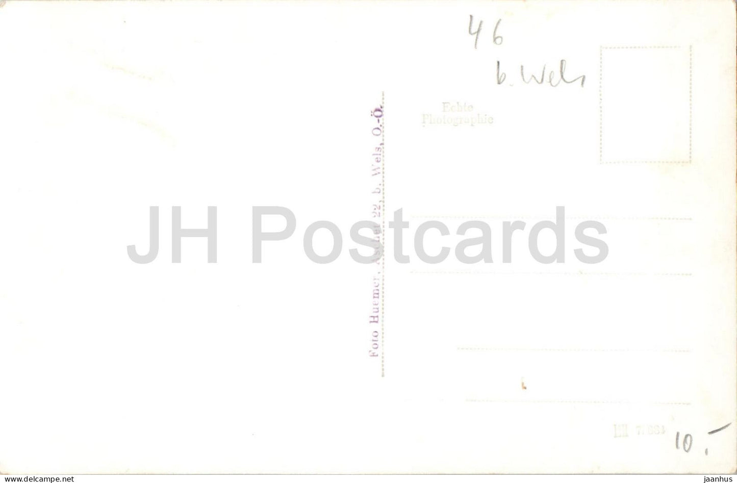 Bei Wels - Construction workers - photo - old postcard - Austria - unused