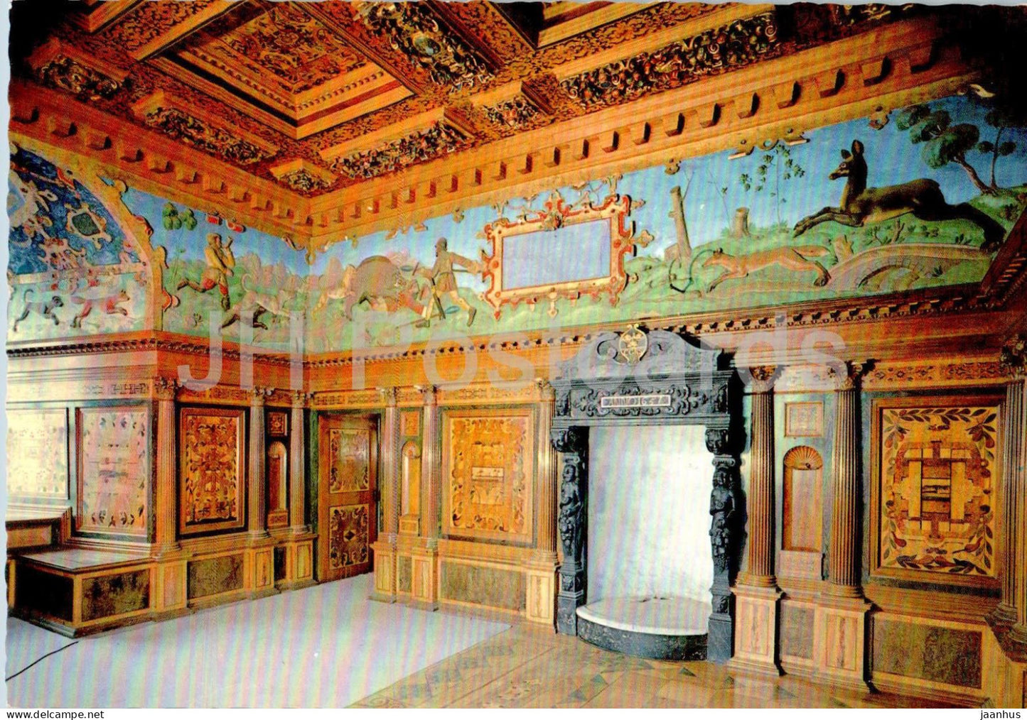 Kalmar Slott - Erik XIV gemak - stateroom - castle - Sweden - unused - JH Postcards