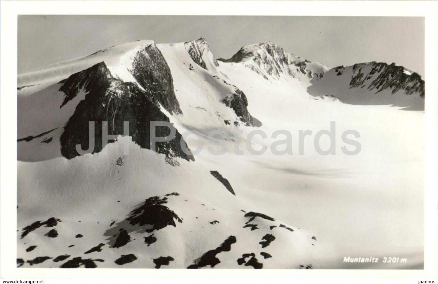 Muntanitz 3201 m - mountains - Alps - No. 780/365 - old postcard - 1930 - Austria - unused - JH Postcards