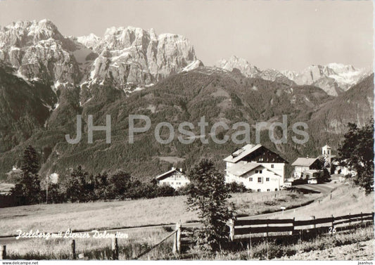 Iselsberg mit Lienzer Dolomiten - mountains - Alps - village - 26 - old postcard - Austria - unused - JH Postcards