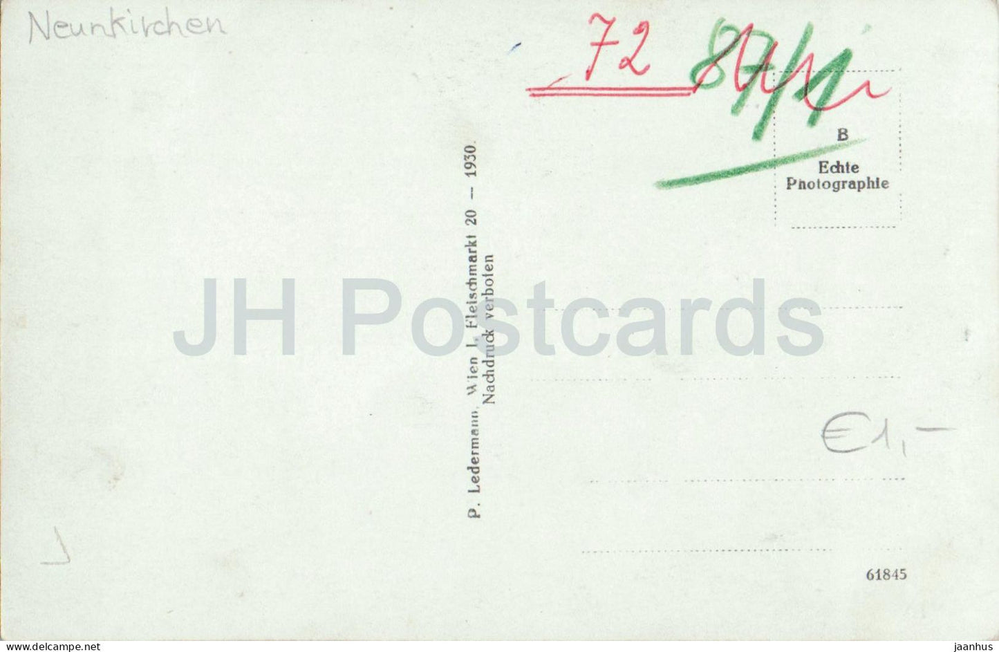 Ruine Turkensturz an der Aspangbahn - ruines du château - n° 9402 - carte postale ancienne - 1930 - Autriche - utilisée 