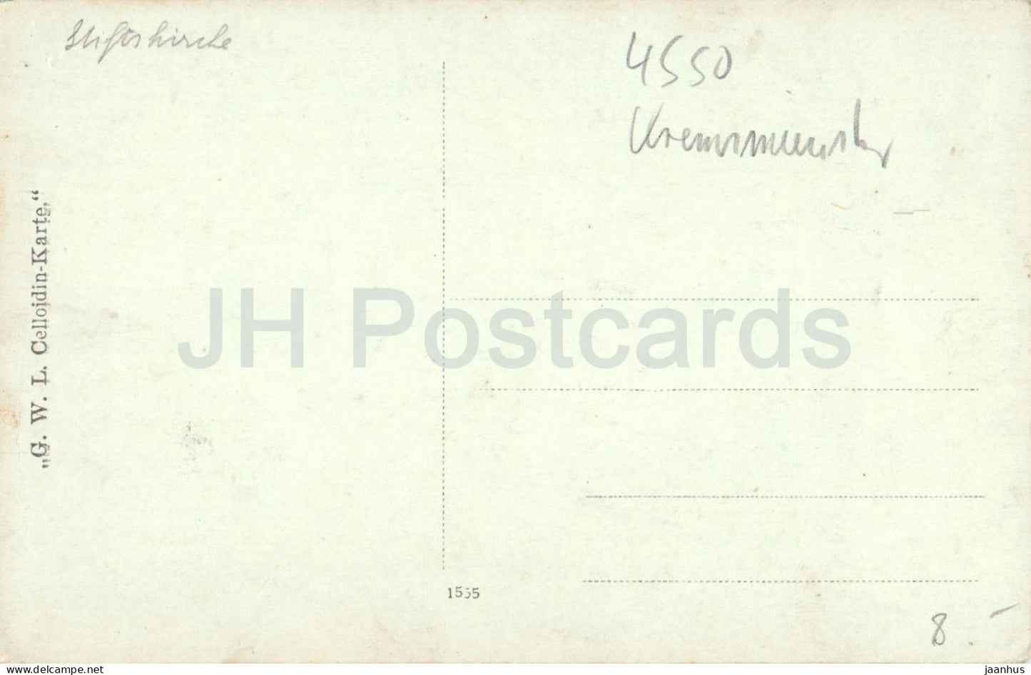 Kremsmunster - Stiftskirche - église - N° 1555 - carte postale ancienne - Autriche - utilisé 