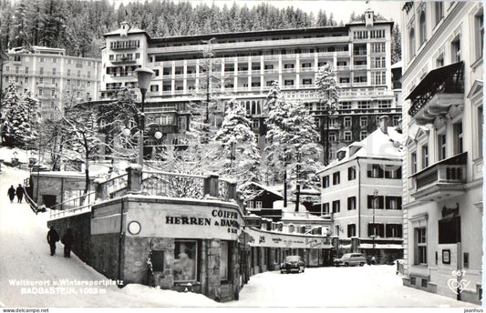 Weltkurort u. Wintersportplatz Badgastein 1083 m - Bad Gastein - spa town - street - car - 667 - 1964 - Austria - used - JH Postcards