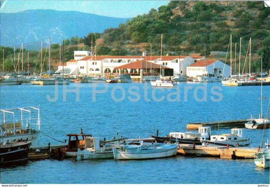 Marina Hramina - sailing boat - yacht - harbour - 1988 - Croatia Yugoslavia - used - JH Postcards