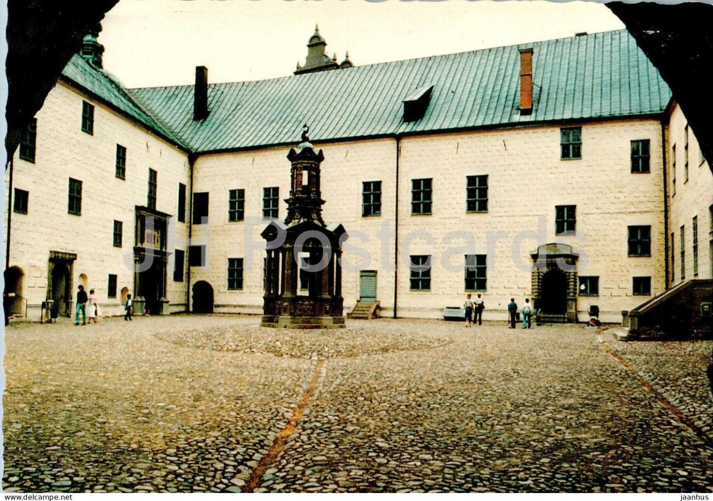 Kalmar Slott - Borggarden - courtyard - castle - 201 - Sweden - unused - JH Postcards