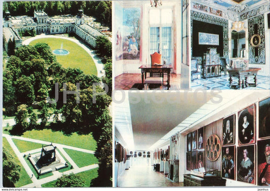 Warszawa - Warsaw - Palac w Wilanowie - Wilanow Palace - multiview - Poland - unused - JH Postcards