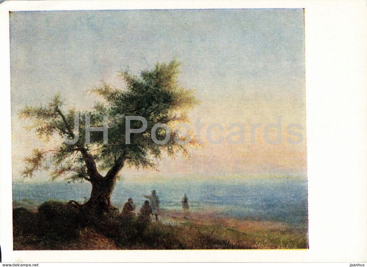 painting by L. L. Kamenev - Morning by the Sea - Russian art - 1964 - Russia USSR - unused - JH Postcards