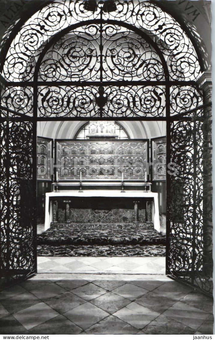 Stift Klosterneuburg Leopoldikapelle Verduneraltar Abschlussgitter - chapel - 41818 - old postcard - Austria - unused - JH Postcards