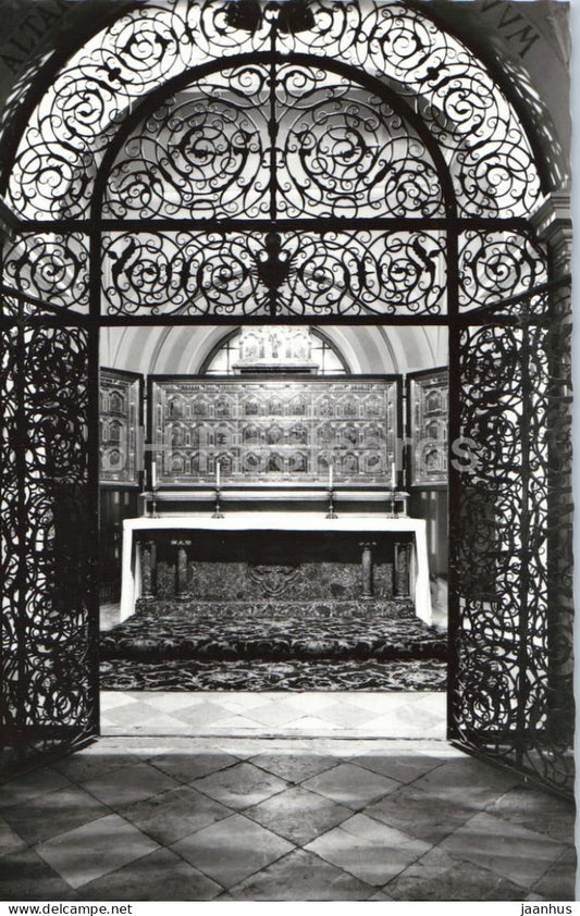 Stift Klosterneuburg Leopoldikapelle Verduneraltar Abschlussgitter - chapel - 41818 - old postcard - Austria - unused - JH Postcards