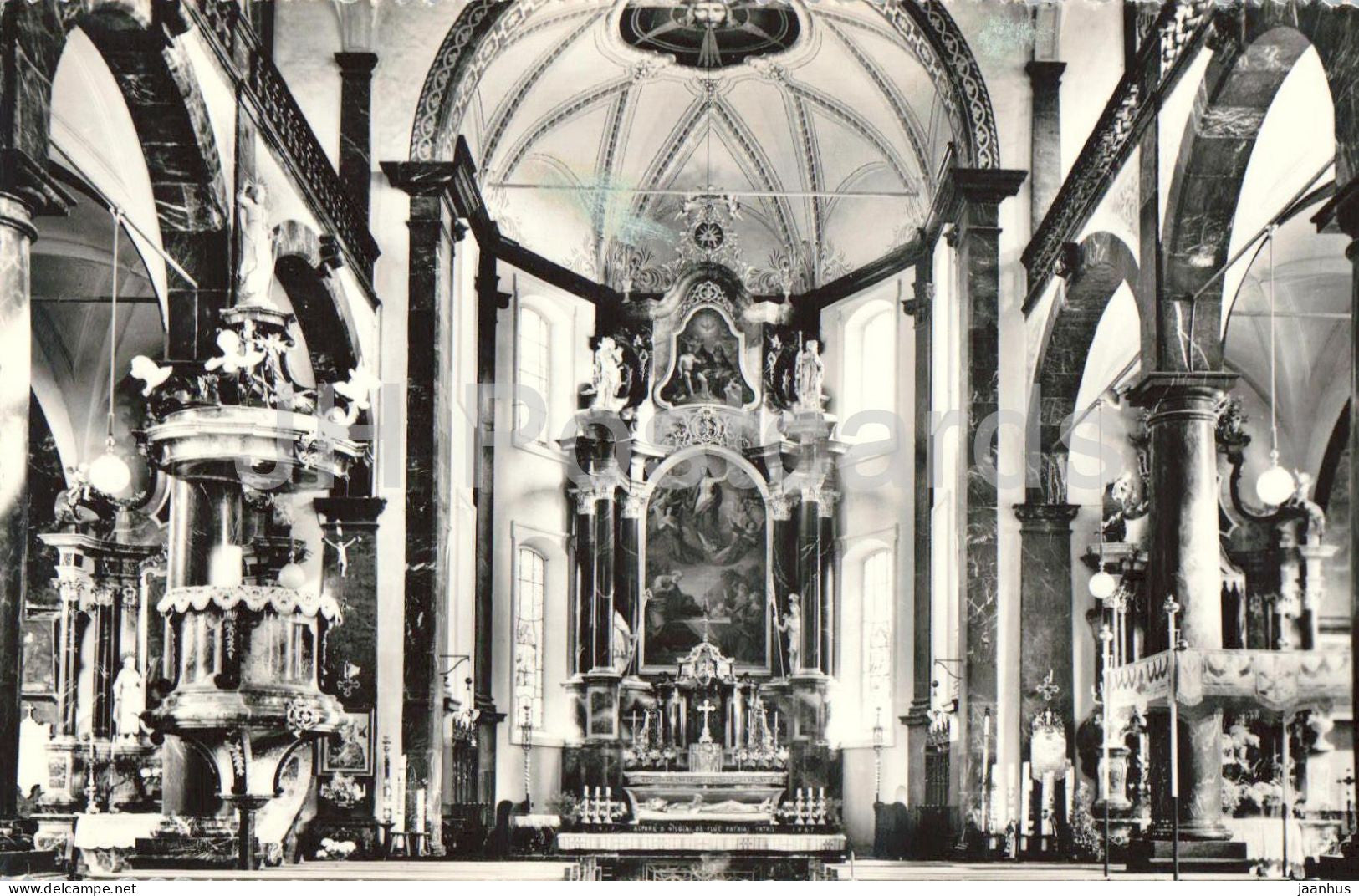 Sachseln - Inneres der Wallfahrtskirche - church - interior - 502 - 1967 - Switzerland - used - JH Postcards