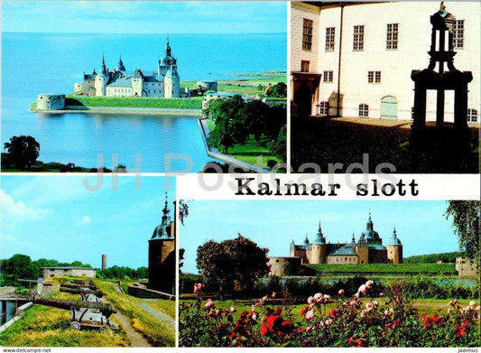 Kalmar Slott - castle - multiview - 4813 - Sweden - unused - JH Postcards