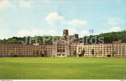 Washington Hall with Cadet Chapel in Background - West Point - New York - 1975 - USA - used - JH Postcards