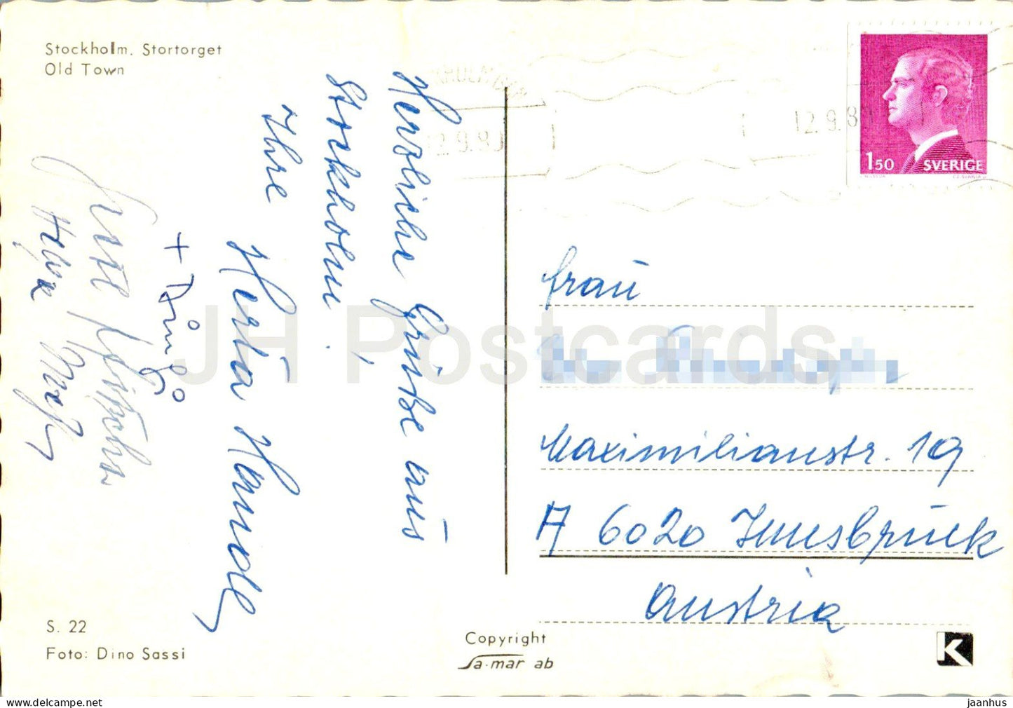 Stockholm - Stortorget - Old Town - 22 - 1980 - Sweden - used