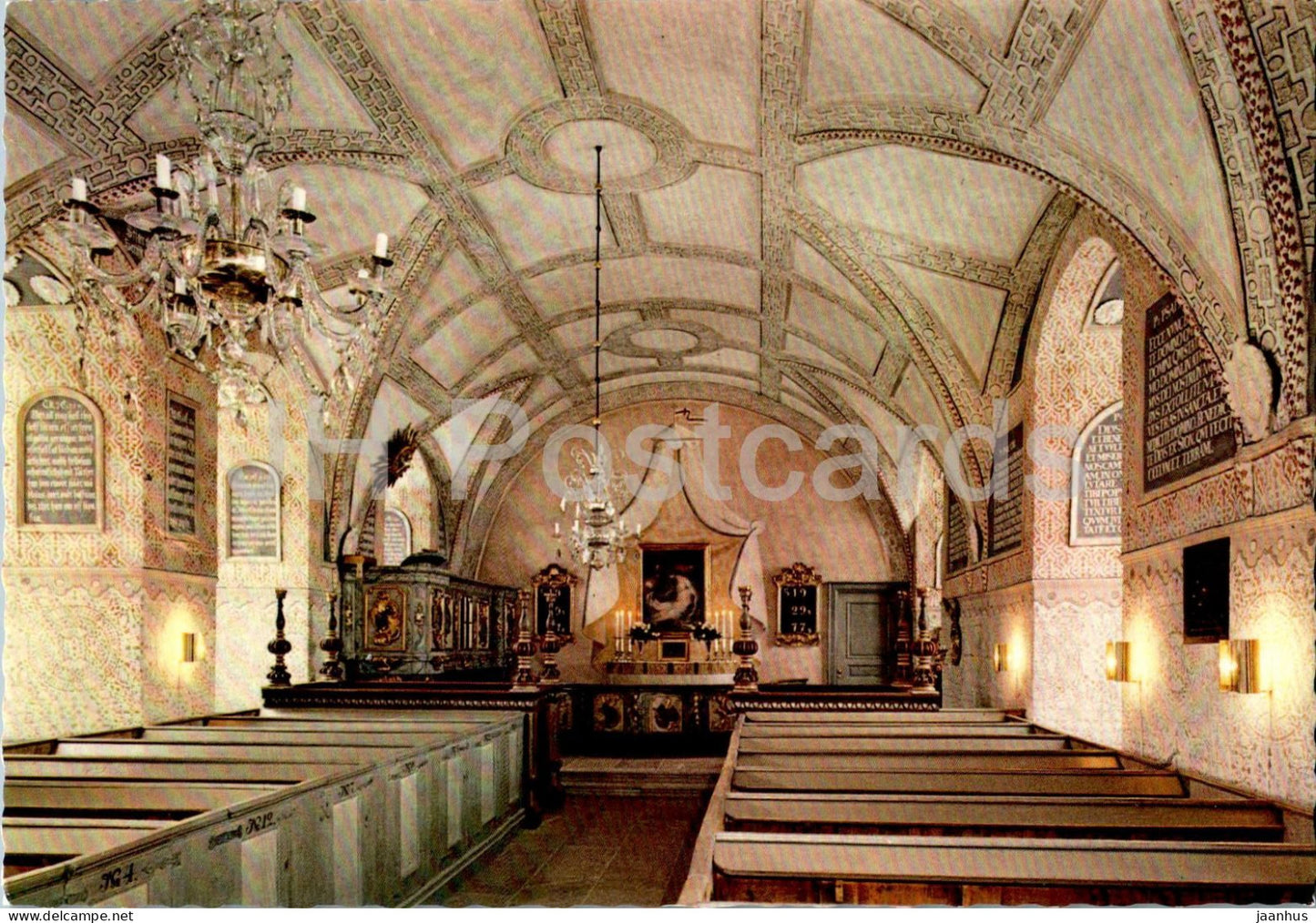 Kalmar Slott - Slottskapellet - castle chapel - Sweden - unused - JH Postcards