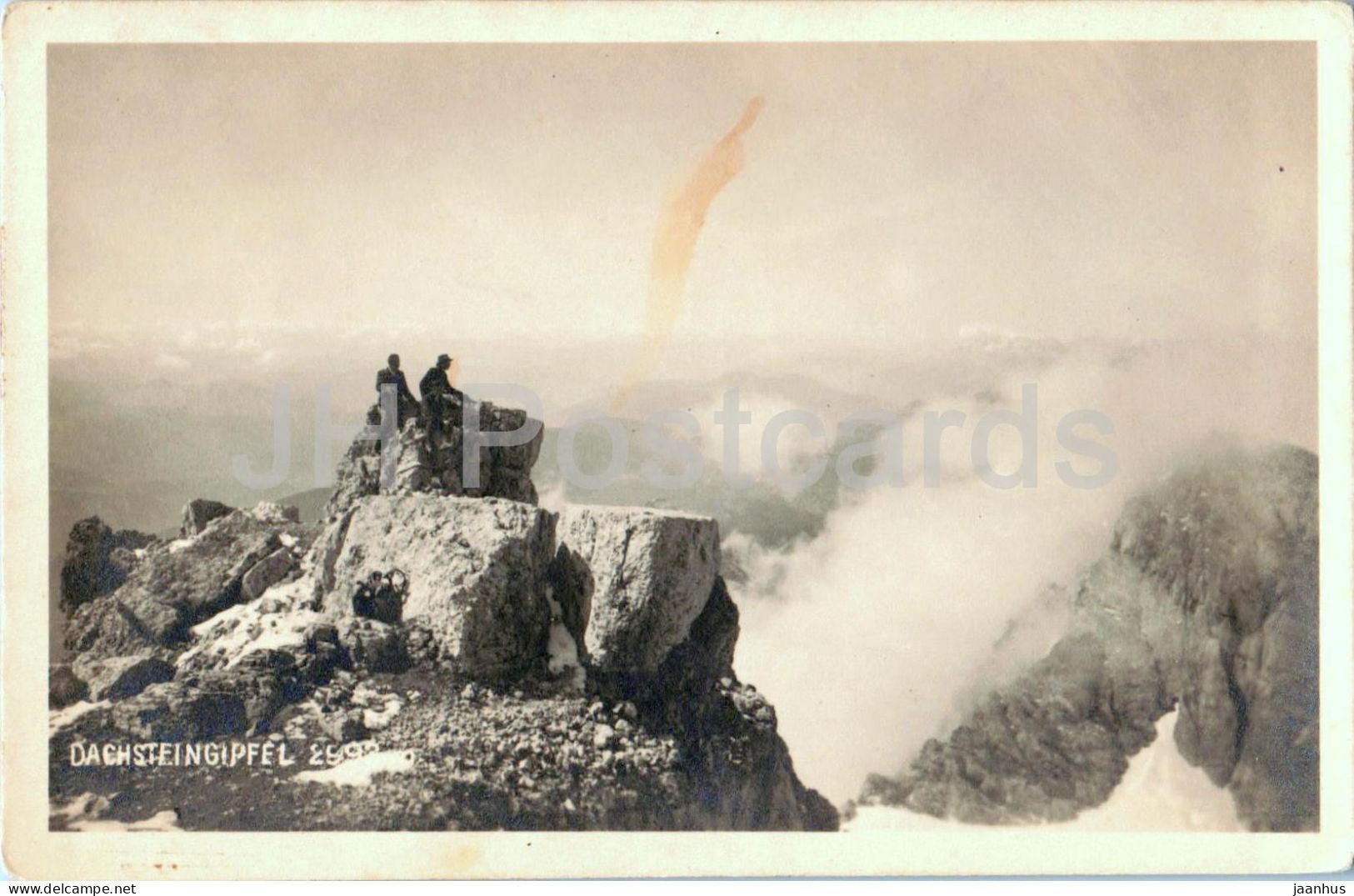 Dachsteingipfel 2993 m - Alpine - mountaineering - No. 40105 - old postcard - 1920s - Austria - used - JH Postcards