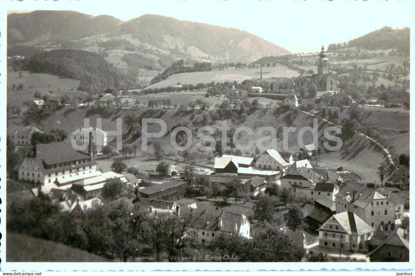 Weyer an der Enns - A. Robausch - photo - old postcard - 1940s - Austria - used - JH Postcards