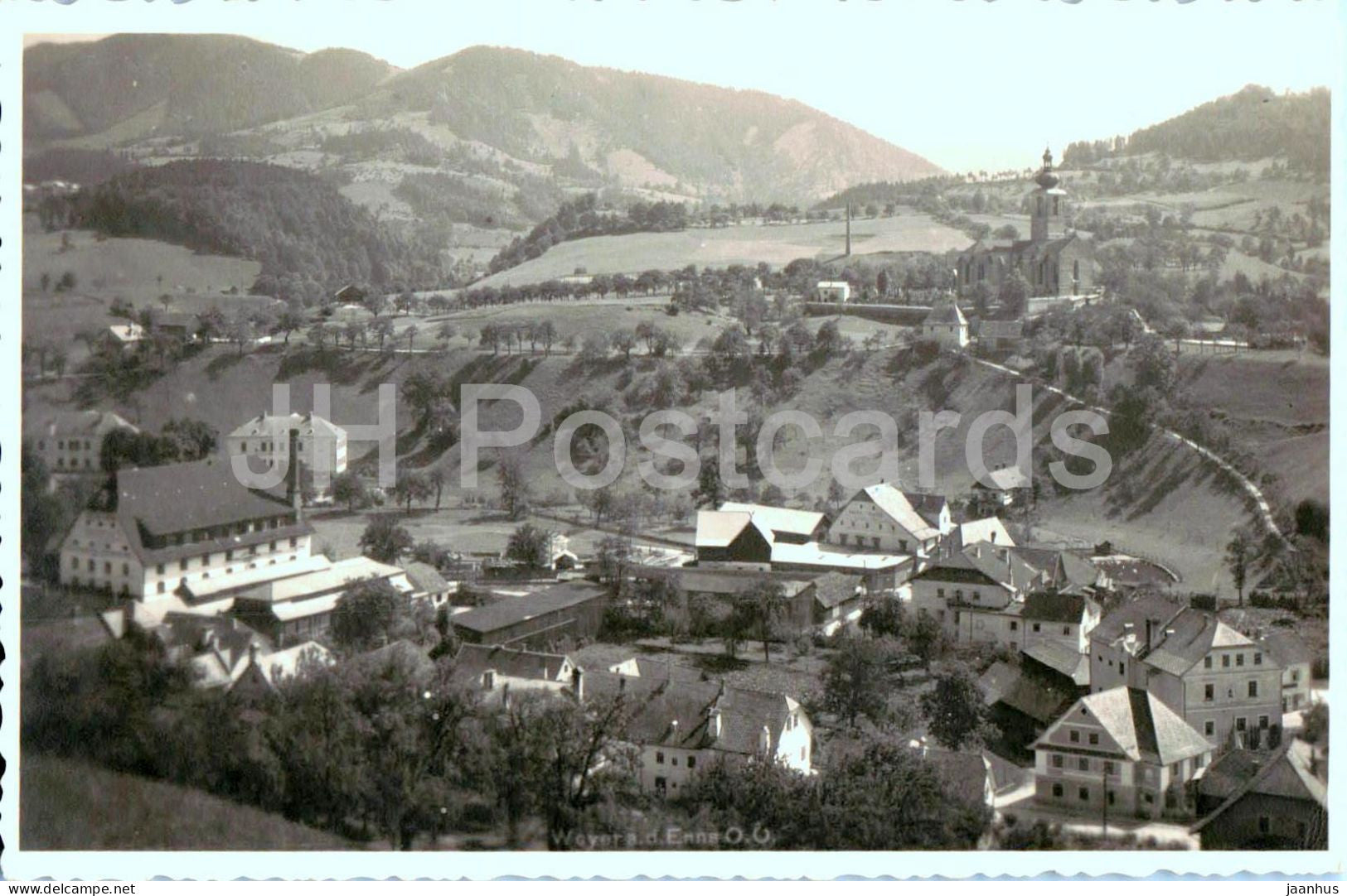 Weyer an der Enns - A. Robausch - photo - old postcard - 1940s - Austria - used - JH Postcards