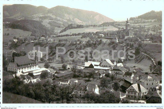 Weyer an der Enns - A. Robausch - photo - old postcard - 1940s - Austria - used - JH Postcards