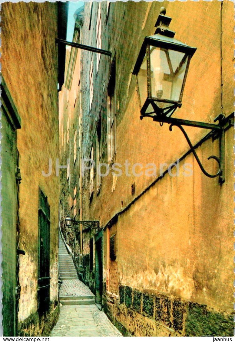Stockholm - Marten Trotzigs Grand - The Old Town - 130/63 - Sweden - unused - JH Postcards