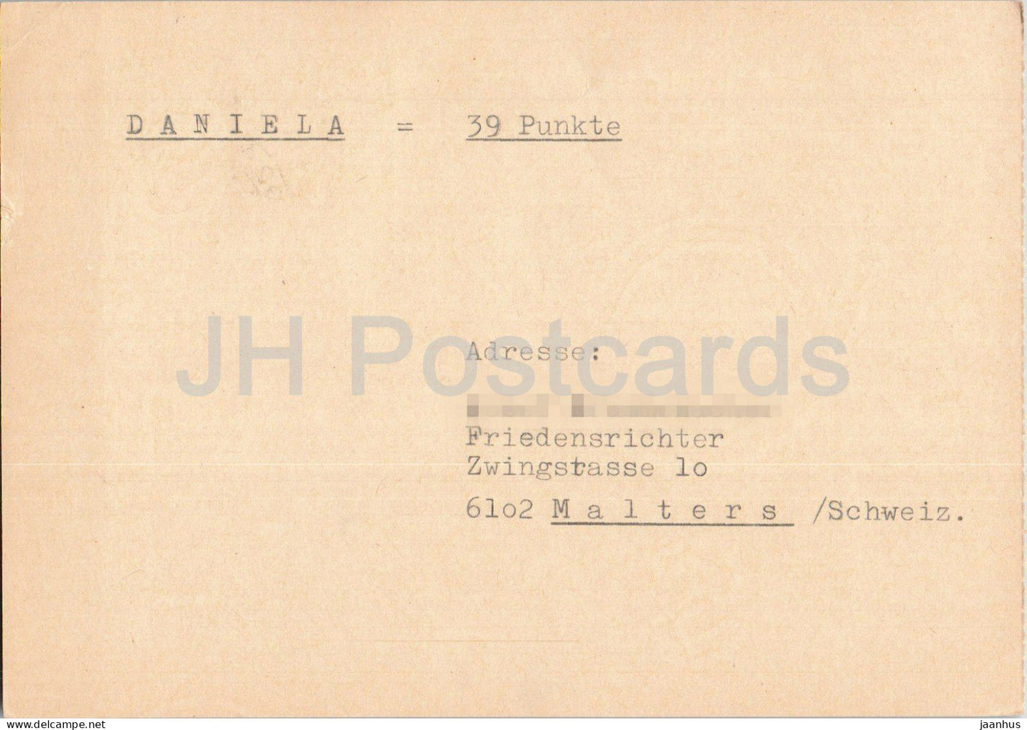 Guten Abend Nachbarn - Hessischer Rundfunk - postal stationery - 115 - 1972 - Switzerland - used