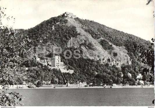 Visegrad Latkep - Visegrad  View - Danube river - castle hill - panorama - 1966 - Hungary - used - JH Postcards