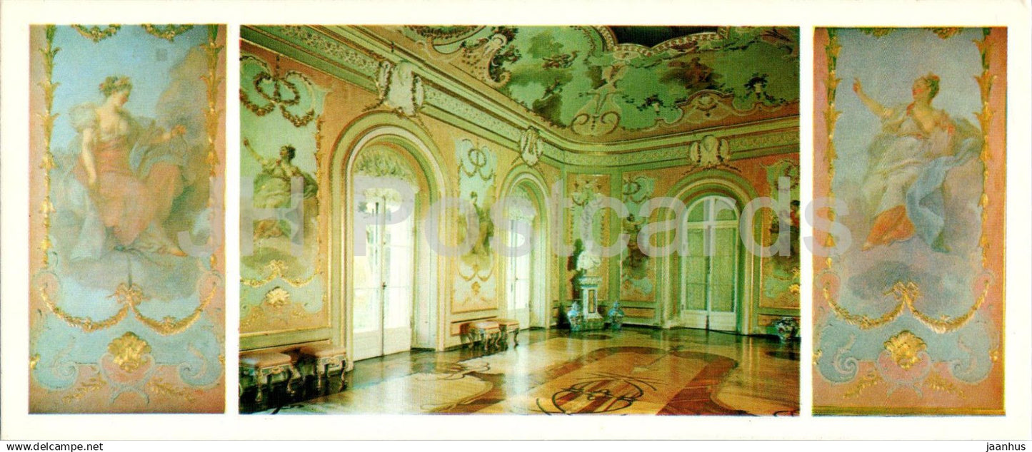 Lomonosov Palace Museums and Parks - The Chinese Palace - The Room of Muses - Erato - 1979 - Russia USSR - unused - JH Postcards