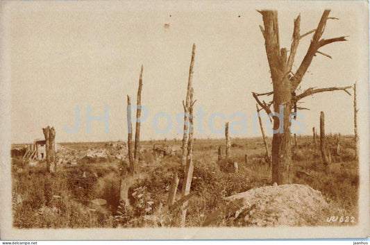 Battle of Riga - Schlacht von Riga - war landscape near Riga - military WWI - 622 - old postcard - 1917 - Latvia - used - JH Postcards