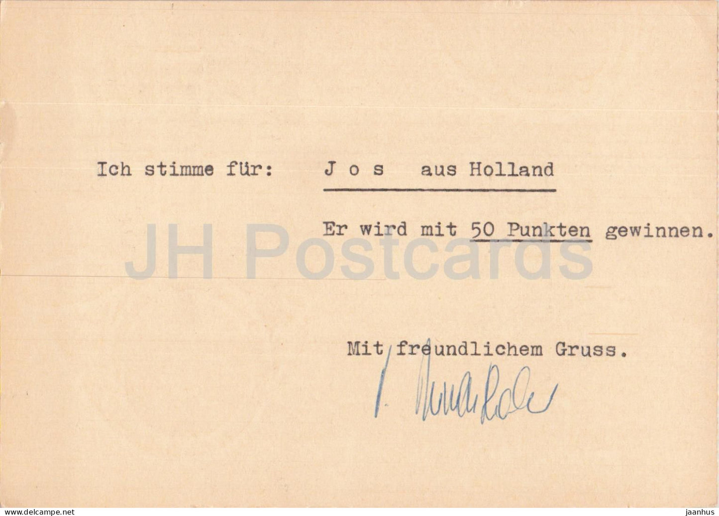 Guten Abend Nachbarn - Hessischer Rundfunk - postal stationery - 96 - 1972 - Switzerland - used