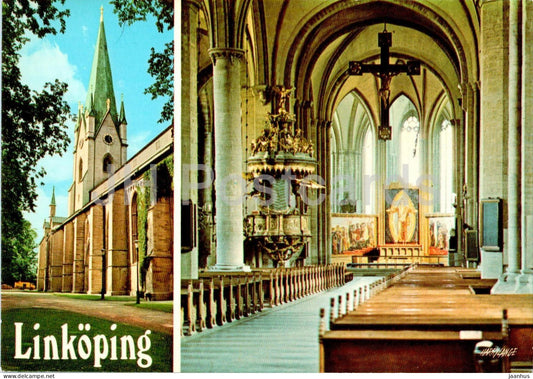 Linkoping - Linkopings Domkyrka - cathedral - 882 - Sweden - unused - JH Postcards
