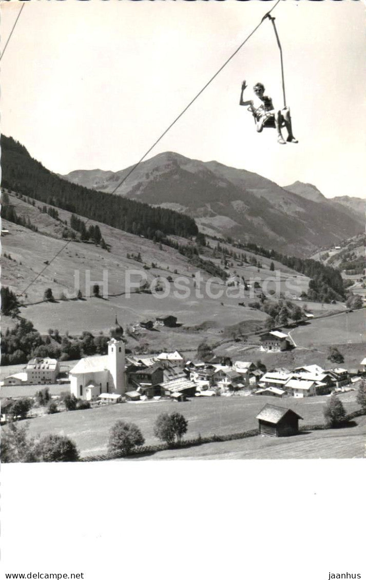 Zell am See - skilift - photo - old postcard - Austria - used - JH Postcards