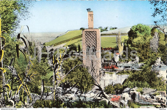 Rabat Vue generale du Chellah - General view of the Chellah - ruins garden - 28 - old postcard - Morocco - unused - JH Postcards