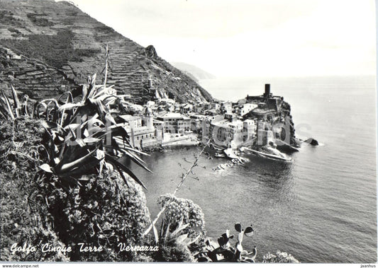 Golfo Cinque Terre - Vernazza - Riviera Ligure di Levante - seaside - Liguria - 53 - old postcard - Italy - unused - JH Postcards