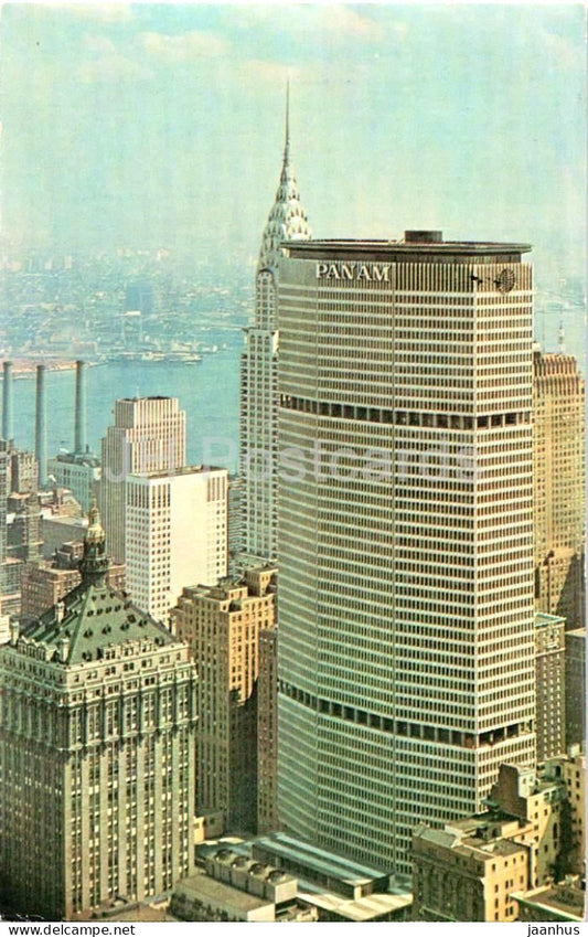 New York - Pan Am Building - 1972 - USA - used - JH Postcards
