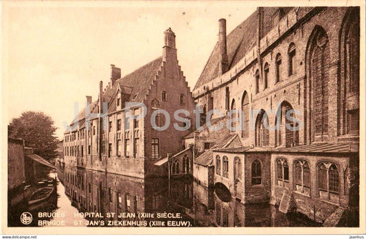 Bruges - Brugge - Hopital St. Jean - 22 - old postcard - Belgium - unused - JH Postcards