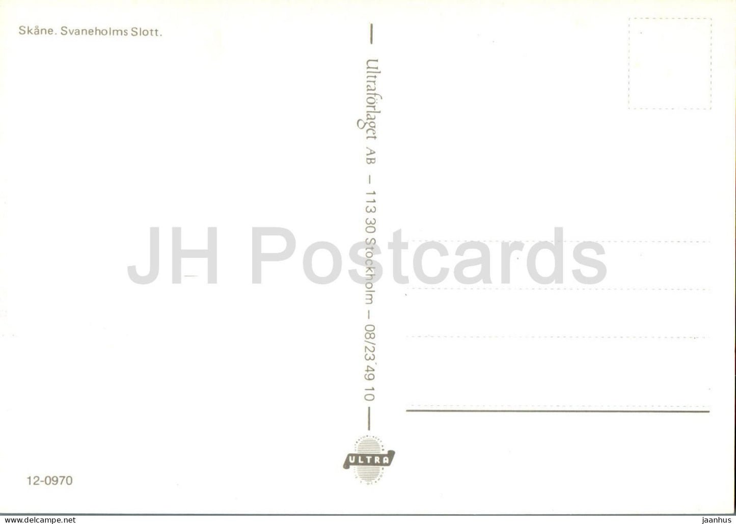 Skane - Svaneholms Slott - Svaneholm - castle - 1 - 12-0970 - Sweden - unused