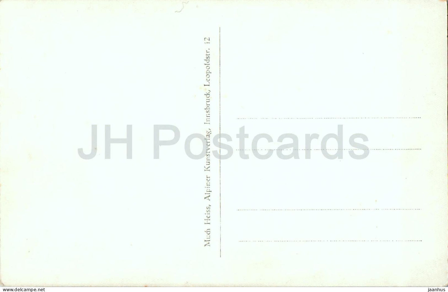 Hafelekargipfel 2344 m Bergstation - Innsbruck Alps - mountains - No. 227 - old postcard - Austria - unused