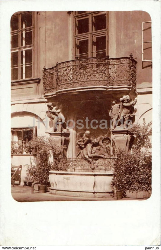 Wien - Vienna - Andromedabrunnen - fountain - old postcard - 1933 - Austria - used - JH Postcards