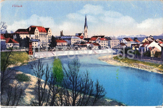 Villach - Feldpost - military mail - Elektro Lehr Ersatz Batallion - No. 2266 - old postcard - 1918 - Austria - used - JH Postcards