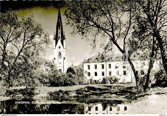 Linkoping - Domkyrkan och Slottet - castle - cathedral - 1540 - Sweden - unused - JH Postcards