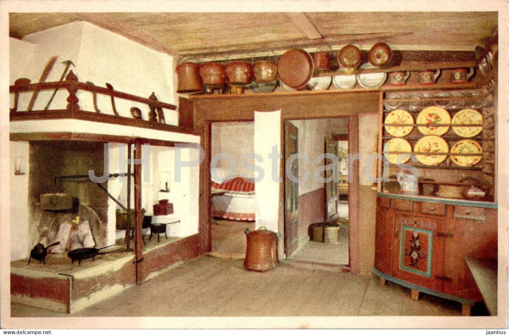 Stockholm - Skansen - Delsbogarden fran Halsingland - 477 - Sweden - unused - JH Postcards