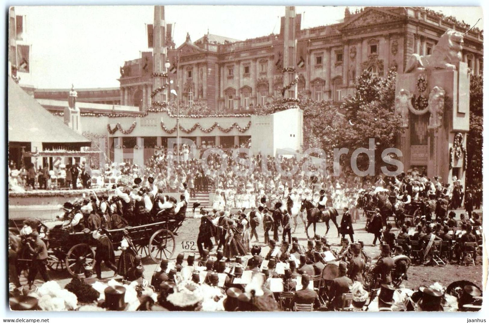 Wien - Vienna - Kaiser Jubilaums Huldigungs Festzug am 12. Juni 1908 - photo - old postcard - 1908 - Austria - used - JH Postcards